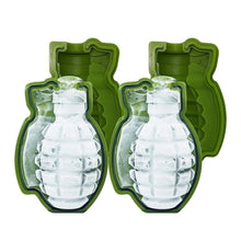 Load image into Gallery viewer, Grenade Shape 3D Ice Cube Mold Maker Silicone Trays Tool