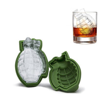 Load image into Gallery viewer, Grenade Shape 3D Ice Cube Mold Maker Silicone Trays Tool