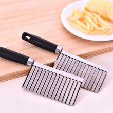 Load image into Gallery viewer, DIHE Wave Shaped Potato Cutter Stainless Steel Knife