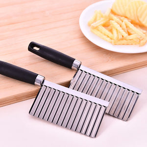 DIHE Wave Shaped Potato Cutter Stainless Steel Knife