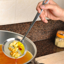 Load image into Gallery viewer, Stainless Steel Fine Filter Oil Scoop Hot Pot Soup Colander