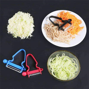 Magic 3pcs Peeler Set Trio Peeler Slicer Shredder Julienne Fruit Cutter Tools