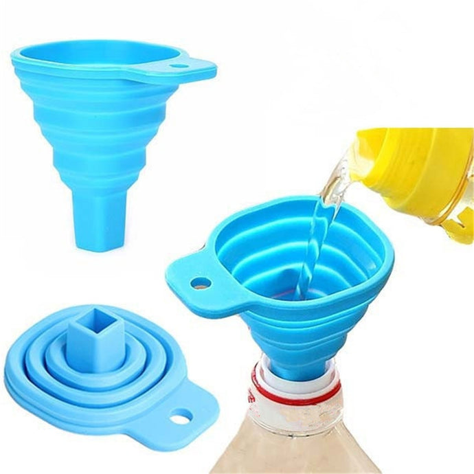 Portable Retractable Home Kitchen Funnel