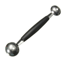 Load image into Gallery viewer, Stainless Steel Double Headed Spoon for Fruit Ice Cream Melon Pill Scoop