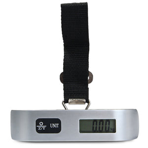 Hostweigh LCD Electronic Scale 50kg Capacity Hand Carry Luggage Digital Weighing Device Thermometer