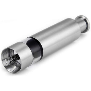 Stainless Steel Thumb Push Manual Salt Pepper Spice Mill Grinder