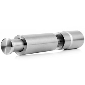 Stainless Steel Thumb Push Manual Salt Pepper Spice Mill Grinder