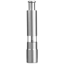 Load image into Gallery viewer, Stainless Steel Thumb Push Manual Salt Pepper Spice Mill Grinder