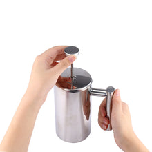 Load image into Gallery viewer, 350ML Stainless Steel Insulated Coffee Tea Maker with Filter Double Wall