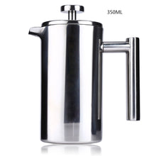 Load image into Gallery viewer, 350ML Stainless Steel Insulated Coffee Tea Maker with Filter Double Wall