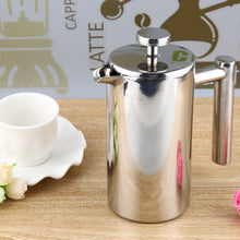 Load image into Gallery viewer, 350ML Stainless Steel Insulated Coffee Tea Maker with Filter Double Wall