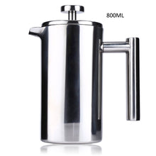 Load image into Gallery viewer, 800ML Stainless Steel Insulated Coffee Tea Maker with Filter Double Wall