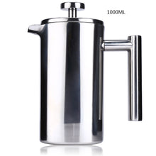 Load image into Gallery viewer, 1000ML Stainless Steel Insulated Coffee Tea Maker with Filter Double Wall