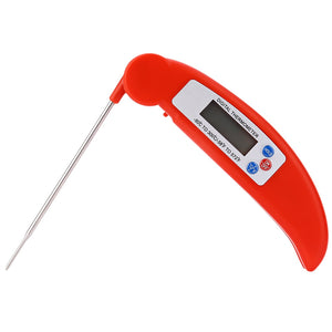 TS - 90 Super Fast Foldable Digital Food BBQ Barbecue Meat Thermometer Cooking Tool