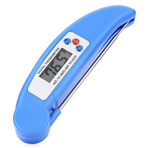 TS - 90 Super Fast Foldable Digital Food BBQ Barbecue Meat Thermometer Cooking Tool