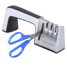 Load image into Gallery viewer, ZHAOLIDA 4 in 1 Stainless Steel Knife Scissor Sharpener