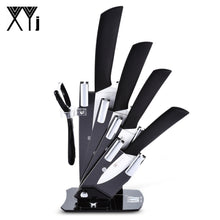 Load image into Gallery viewer, xyj 6 in 1 Sharp Kitchen Ceramic Knives Kit with Peeler Holder