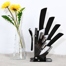 Load image into Gallery viewer, xyj 6 in 1 Sharp Kitchen Ceramic Knives Kit with Peeler Holder