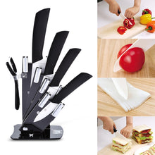 Load image into Gallery viewer, xyj 6 in 1 Sharp Kitchen Ceramic Knives Kit with Peeler Holder