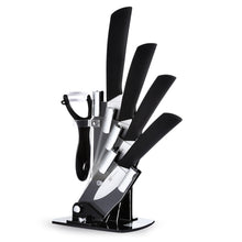 Load image into Gallery viewer, xyj 6 in 1 Sharp Kitchen Ceramic Knives Kit with Peeler Holder