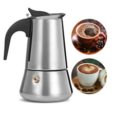 Load image into Gallery viewer, Stovetop Espresso Maker Stainless Steel Moka Coffee Pot