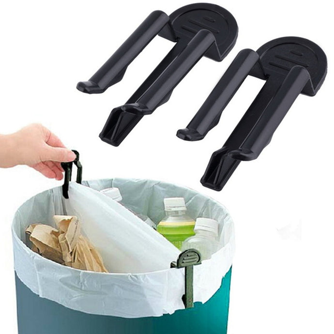 10PCS Practical Trash Can Clamp Plastic Garbage Bag Clip Fixed Waste Bin Bag Holder Rubbish Clip